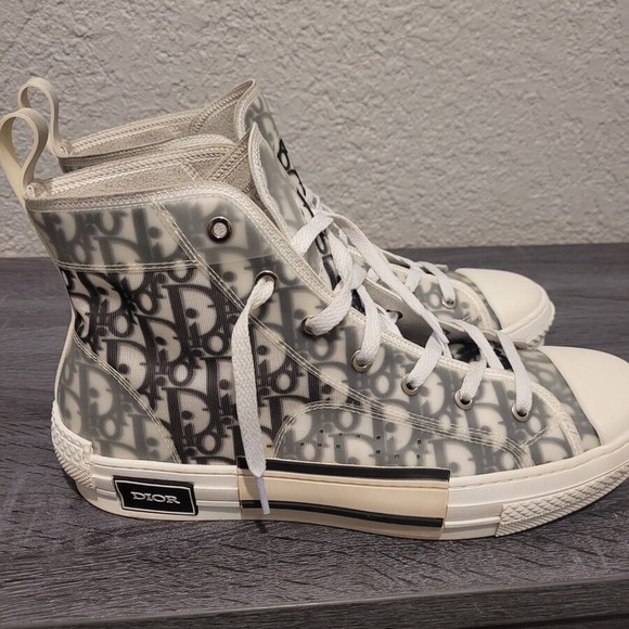Dior Women's High-Top Sneakers Black and White